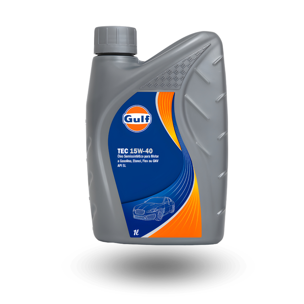 Óleo Lubrificante 15W-40 Gulf TEC Semissintético Oleo 15W40 API SL - 1