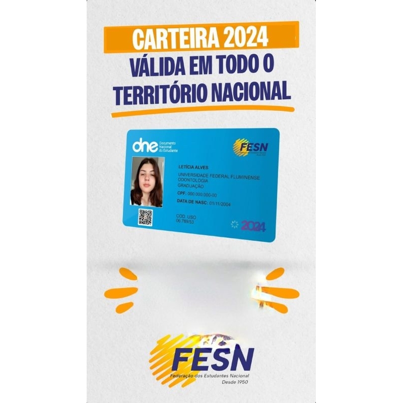 carteirinha meia entrada 2024