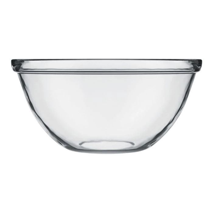 Tigela Bowl Grande Preparo 4L redondo vidro 1 Undd transparente