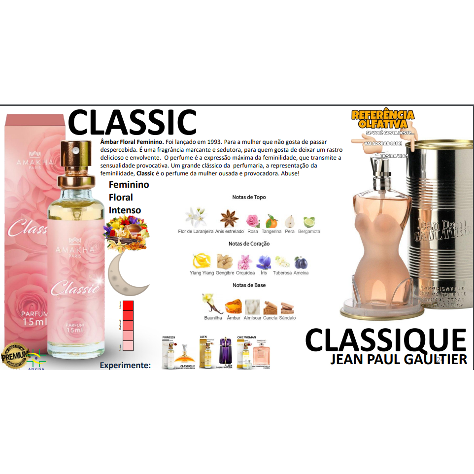 Perfume Classique Edp 100ml Jean Paul Gaultier Perfume Original