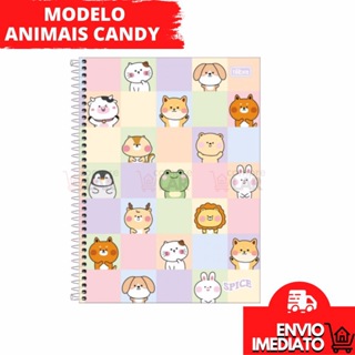 Caderno Feminino 10 Matérias Capa Dura Com Espiral Com Pauta 160 Folhas  Tilibra Diversos Modelos Material Escolar E Escritório