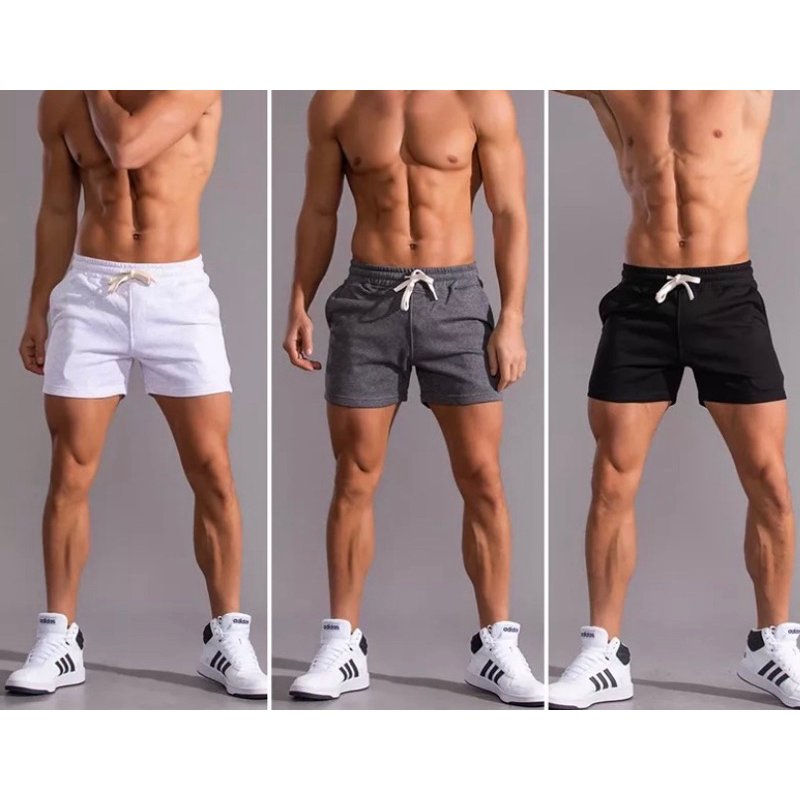 Curtas de treino para homens CEHT Shorts leves para academias