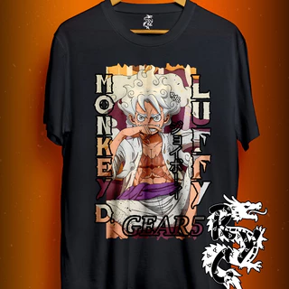 Camiseta 100% Algodão Luffyg5 One Piece 1 Ryc