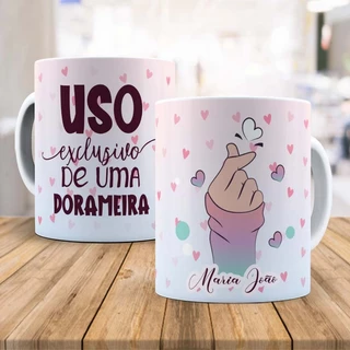 Caneca Dorama Personalizada - Porcelana 325 ML - Dorameira