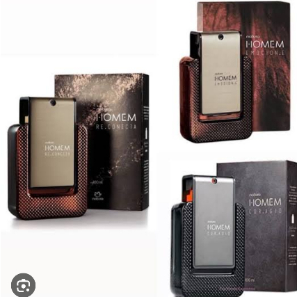 Perfume Amadeirado Natura Homem Coragio ou Emocione ou Reconecta 100ml - Escolha o seu