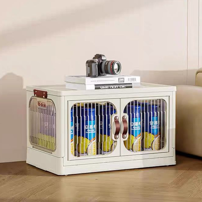 caixa organizadora armario armazenamento dobrável empilhavel com porta rodinhas multiuso