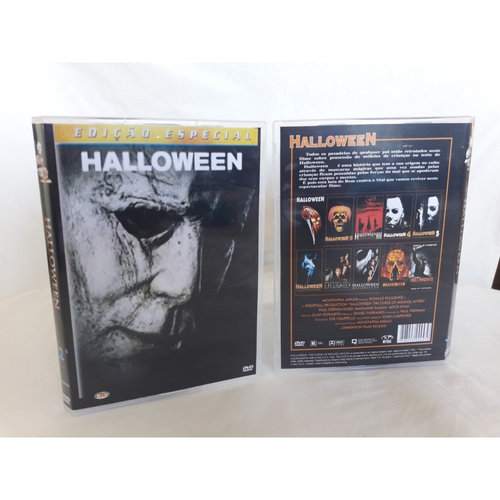 Dvd Box Coleção Halloween - Completa - Raríssimo (11dvds) | Shopee