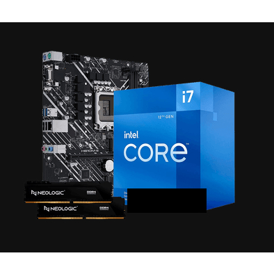 Kit Pc Upgrade processador Intel Core i7, memoria 16gb Ram, placa mãe H61 com cooler