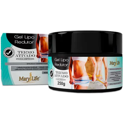 Kit 6 Gel Redutor 250g Mary Life Atacado