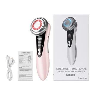 Massageador Skin Care Facial Elétrico Anti Rugas - Dispositivo microelétrico da beleza do rosto, rejuvenescimento da pele