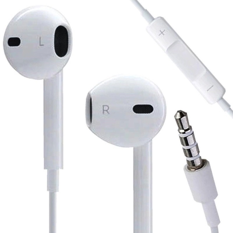 Fone de Ouvido P2 Com Microfone e Controle de Volume Branco