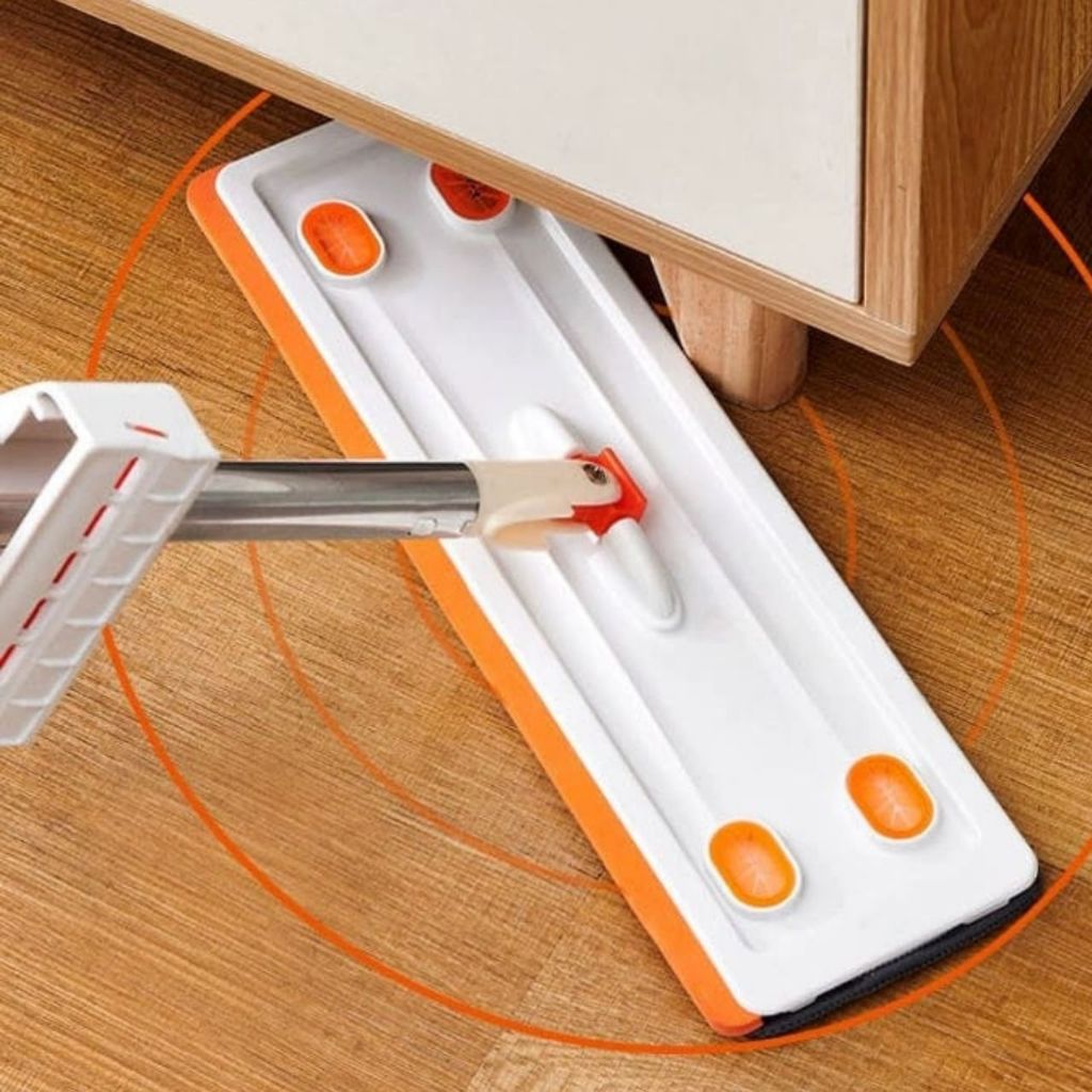 Flat Mop Esfregão Rodo Mágico Lava Seca Tira Pó Seca Sozinho Líquido Refil Extra