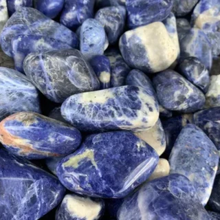 Sodalita Pedra Rolada 200g Cristal Rolado