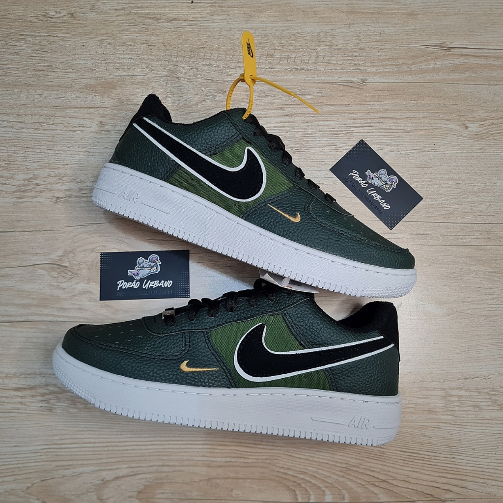 Tênis Nk Air Force 1 Hungria Verde Militar