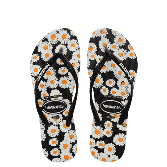 Chinelo Havaianas Feminina Slim Daisy Caitti Lançamento