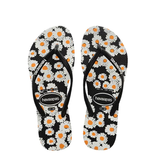Chinelo Havaianas Feminina Slim Daisy Caitti Lançamento