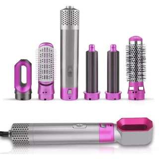 5 Em 1 Escova Secador De Cabelo Pente Modelador De Ar Quente Profissional 110v