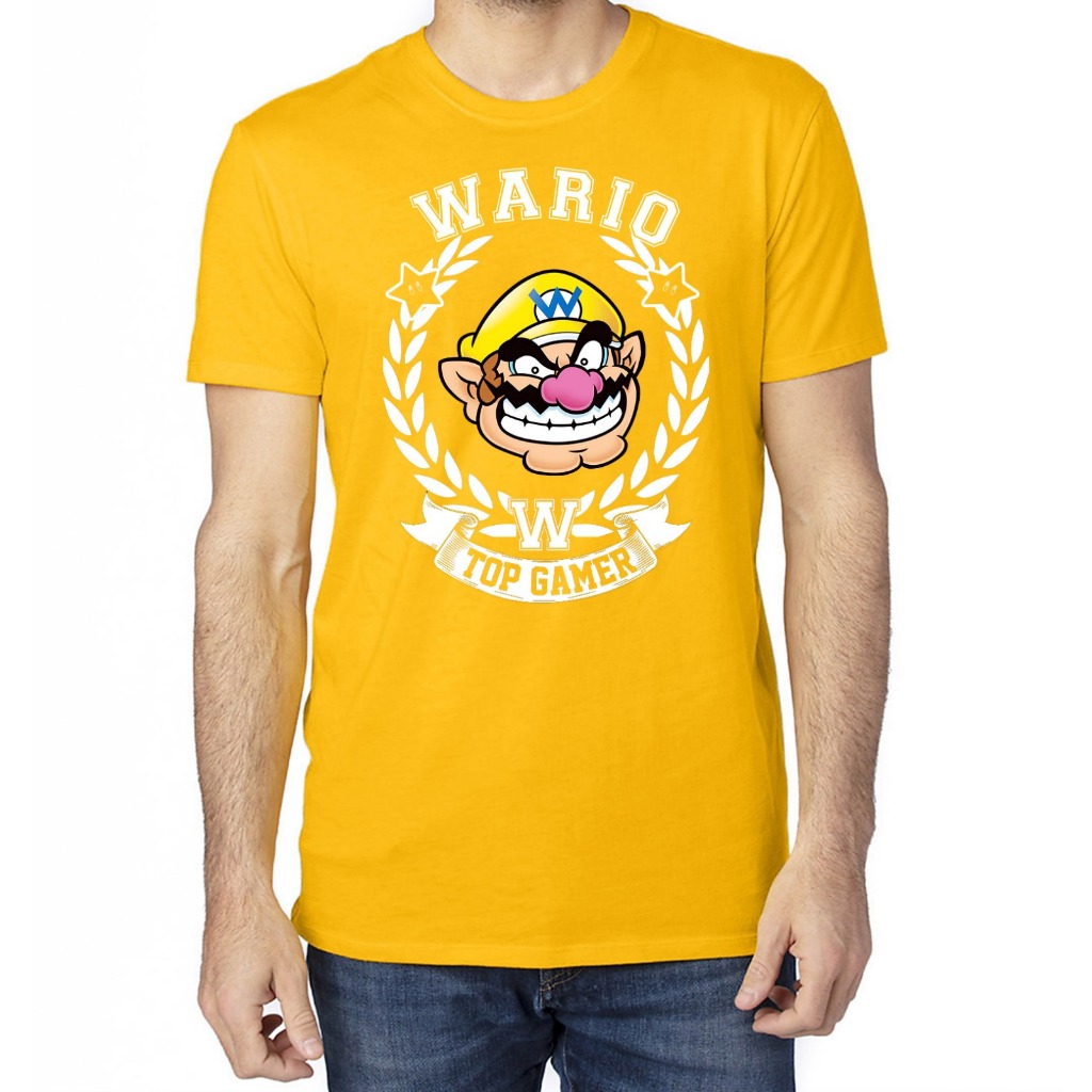Camiseta Camisa Wario Luigi Mario Waluigi Peach Daisy Jogos Games