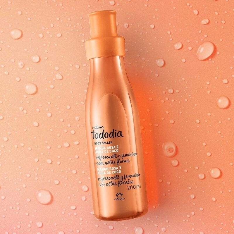 Colônia Natura Todo Dia Manga Rosa e Água de Coco | Shopee Brasil