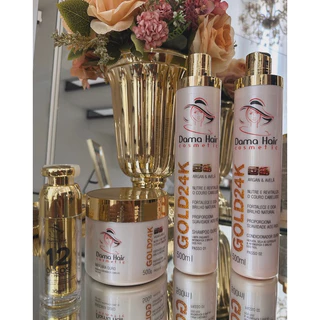 kit Ouro Dama Hair 24K
