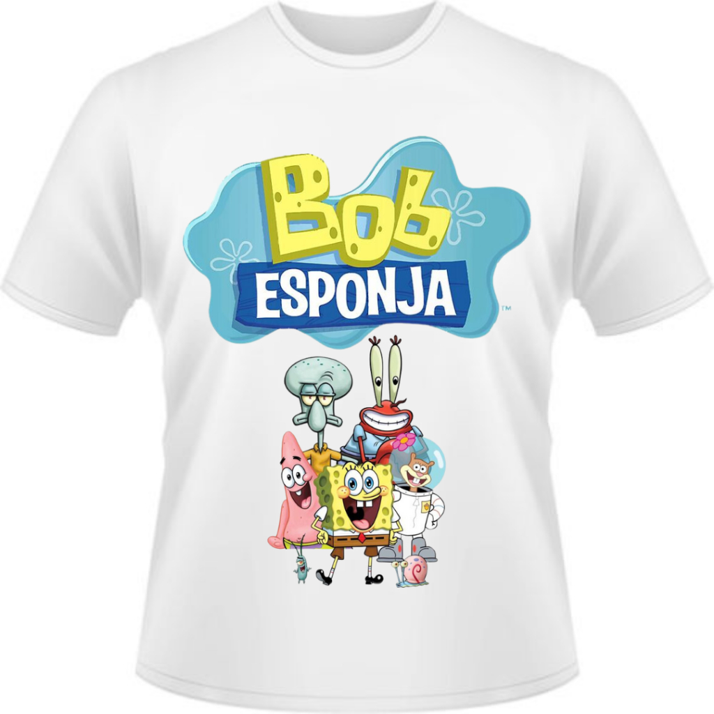 Camisa personalizada do Bob Esponja camisa blusa babylook unissex ...
