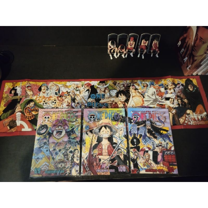 Mangás One Piece - 99 100 e 101 + Poster volume 61