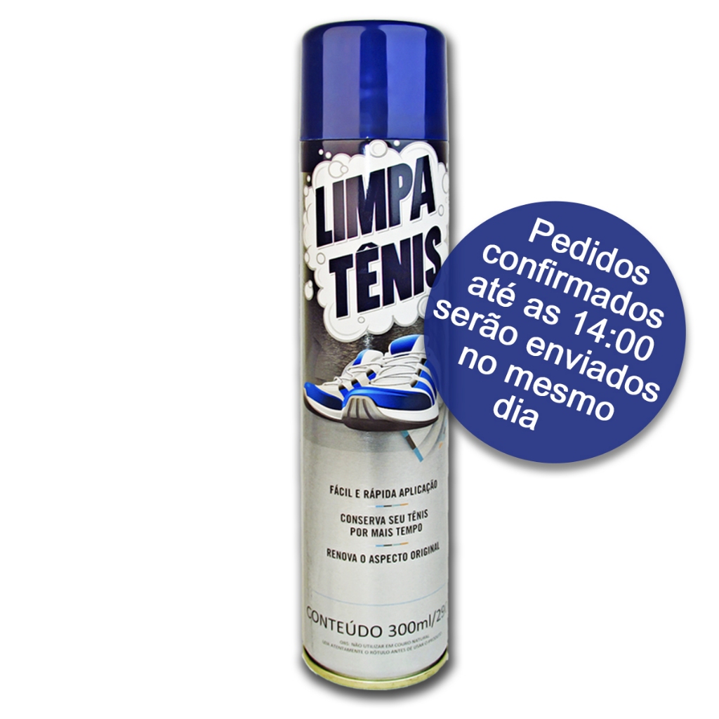 1 Limpa T nis Branco e Colorido Espuma Limpa Tenis Petroplus Spray