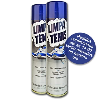 2 Limpa Tênis Branco e Colorido Espuma Limpa Tenis Petroplus Spray Limpador a Seco Produto Premium