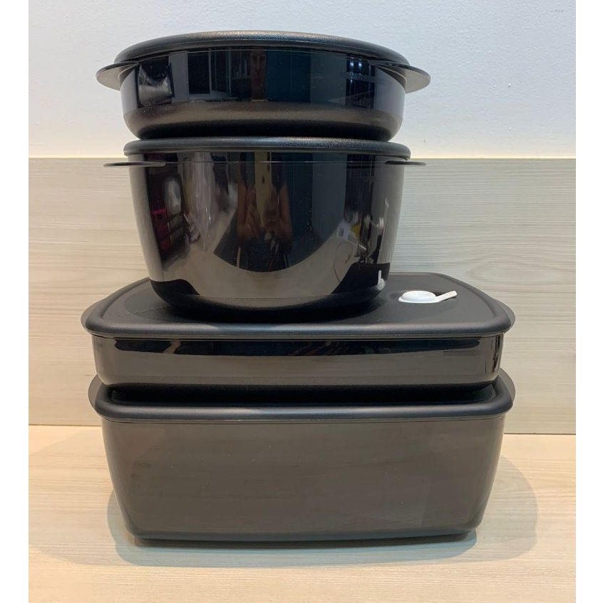 TUPPERWARE VENT N SERVE - POLICARBONATO - MICRO-ONDAS - RETANGULAR E ...