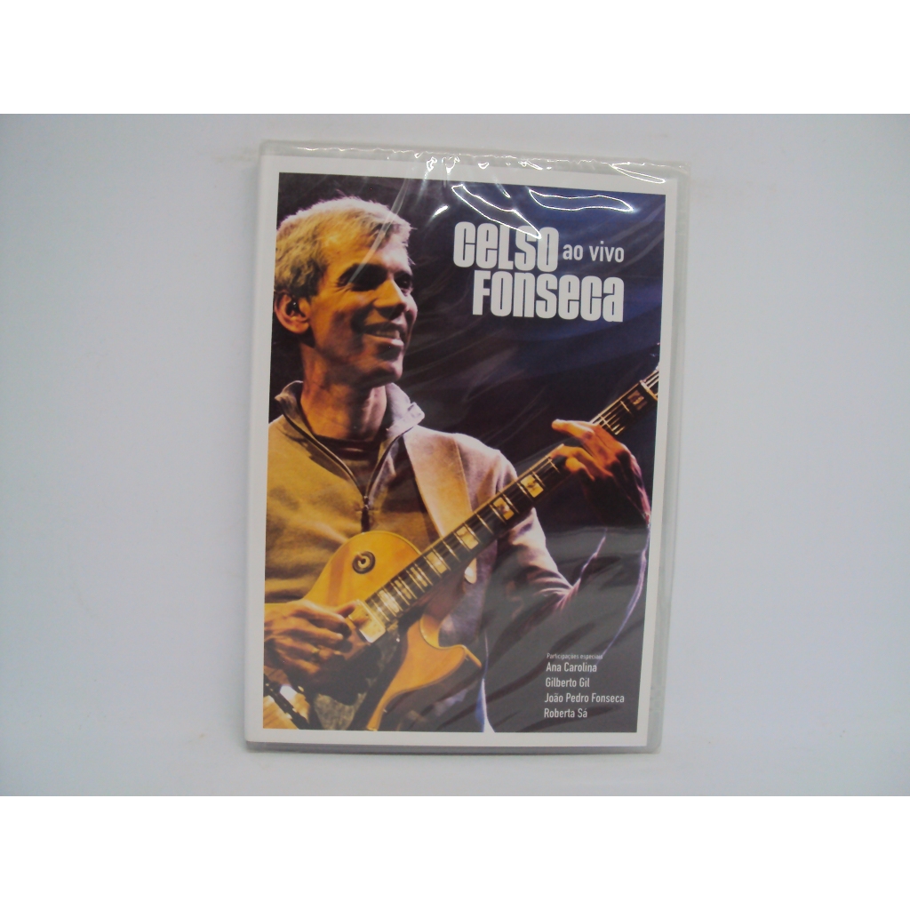 DVD CELSO FONSECA AO VIVO - LACRADO - ANA CAROLINA-GILBERTO GIL-JOAO PEDRO  FONSECA-ROBERTA SA | Shopee Brasil