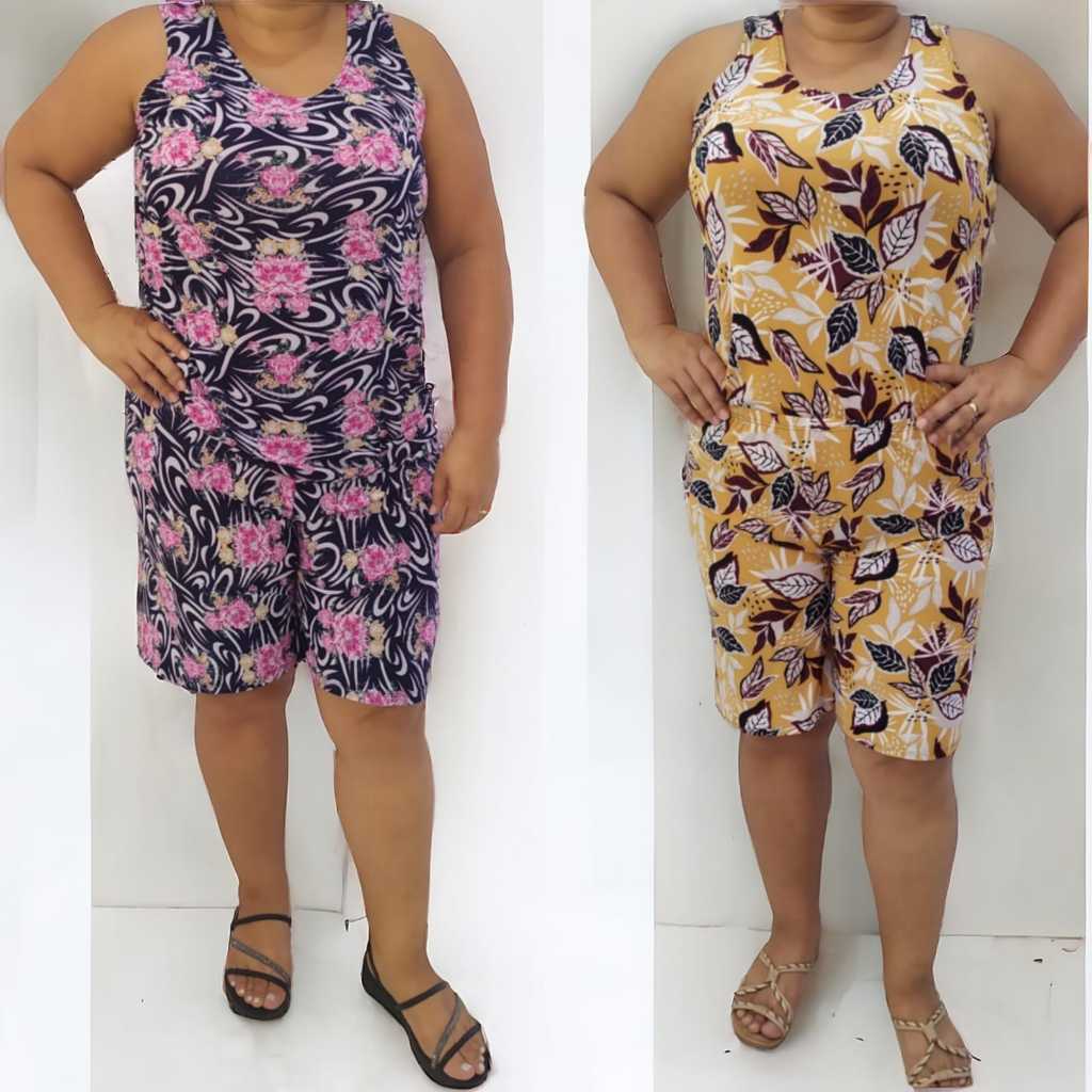 Plus Size Feminino Roupas De Duas Peças Define Manga Longa Camisa