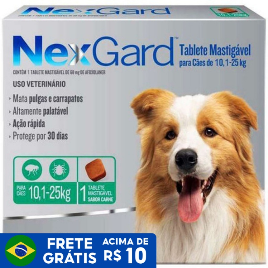 Antipulgas Carrapaticida E Sarnicida Bio Control Plus 10Kg a 20Kg C/1