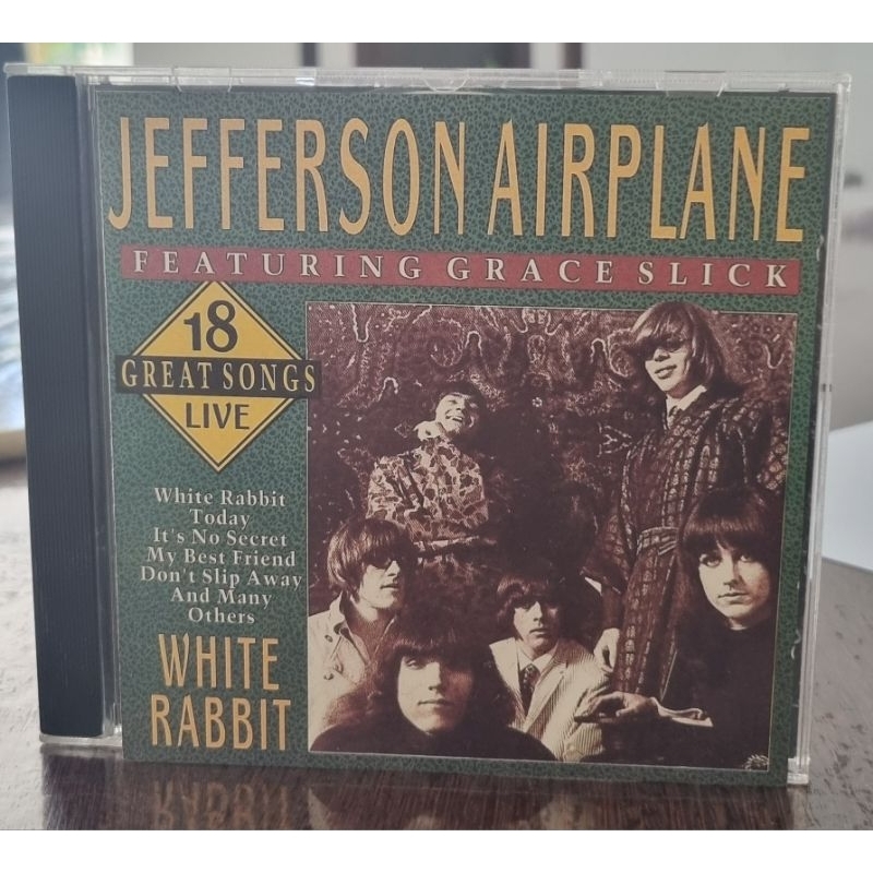 CD Jefferson Airplane Featuring Grace Slick White Rabbit | Shopee Brasil