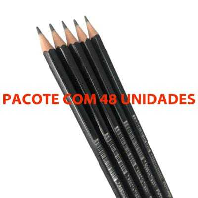 Lápis Preto HB Nº2 r Sextavado 48UN / 16UN