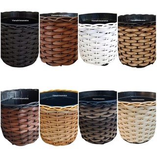 Vaso Plantas Flores Cymbidium Fibra Sintética 21x18 Decoração Envio já