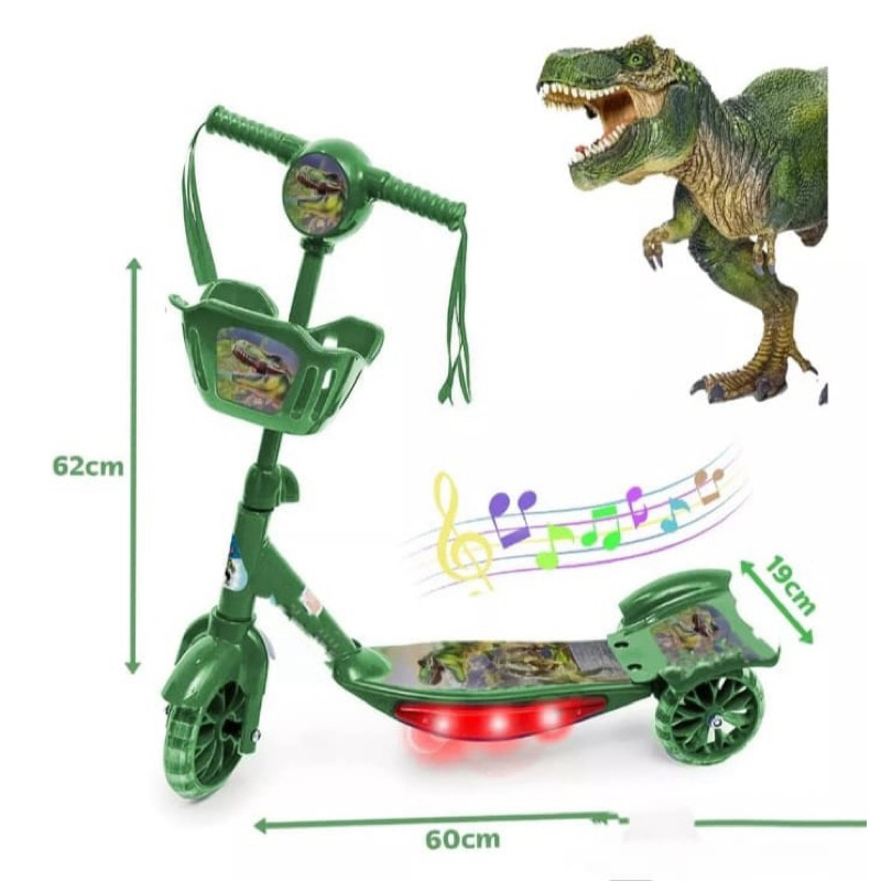 Patinete Infantil Dinossauro | Shopee Brasil