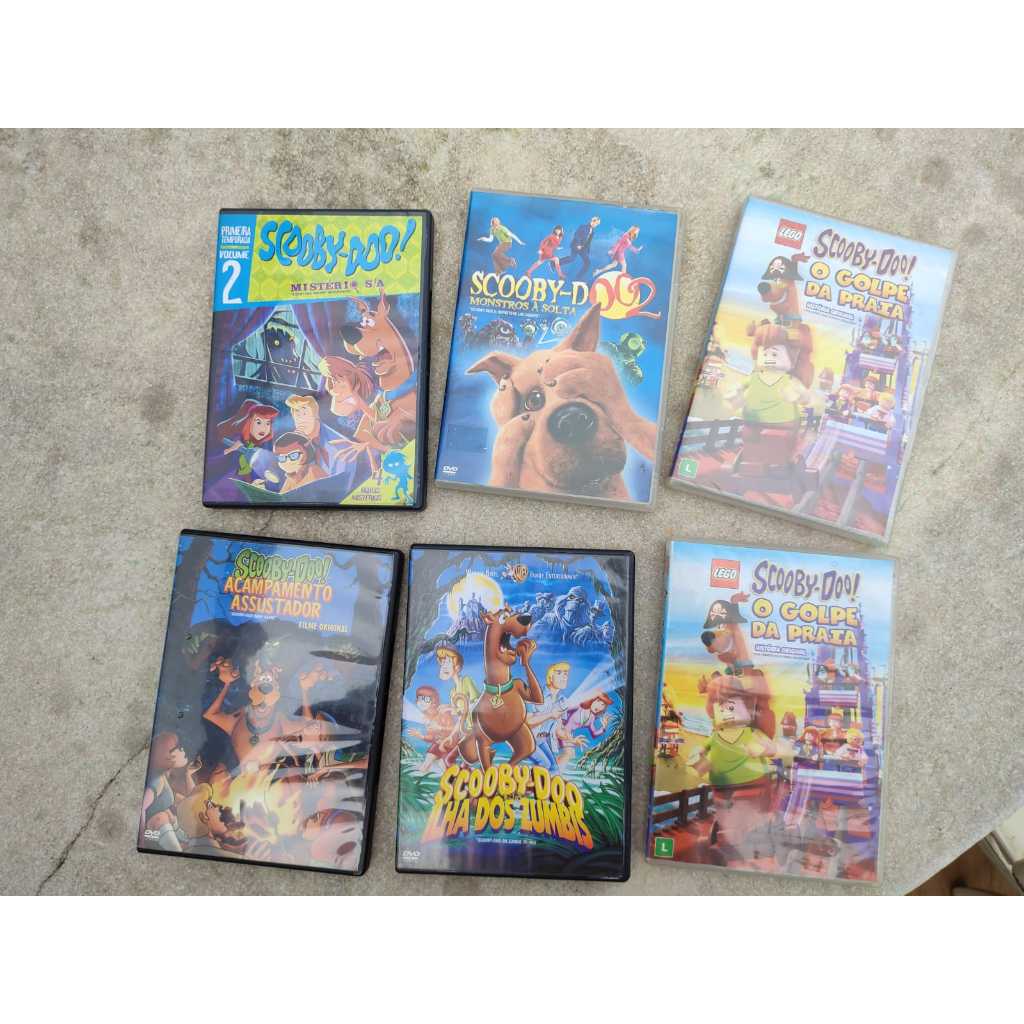 Dvds Scooby doo originais usados (LER DESCRIÇÃO) | Shopee Brasil