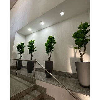 planta artificial ficus lyrata 1.10mts o vaso não acompanha.