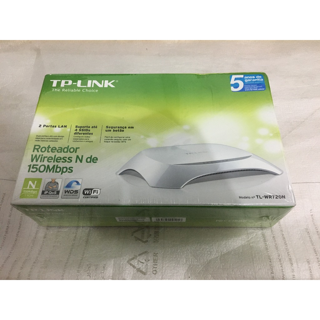 Roteador Wifi Tp-link Tl-wr 720n 150mbps Na Caixa