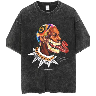 Camiseta Camisa Blusa Unissex Algodão Dennis Rodman