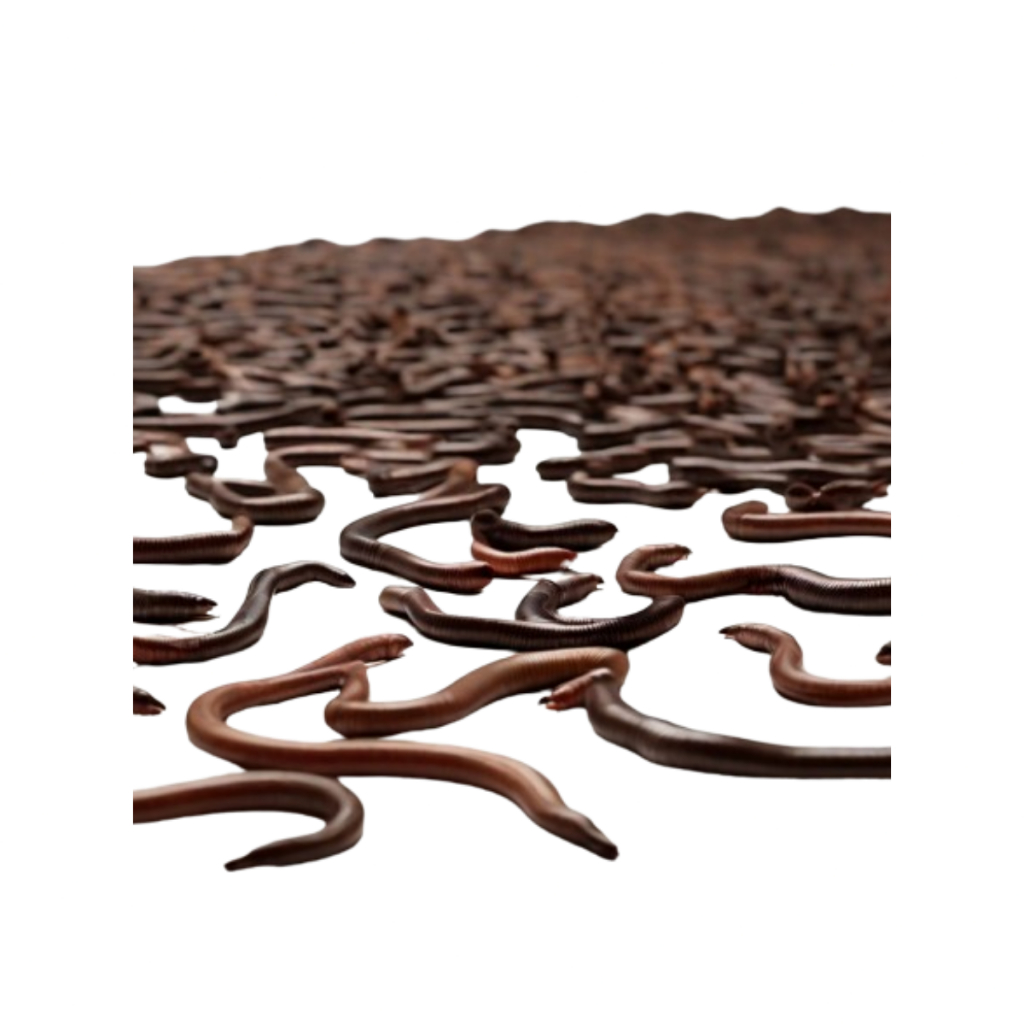 100 Minhocas Gigantes Africanas Adultas - O Segredo dos Pescadores para Iscas Irresistíveis!