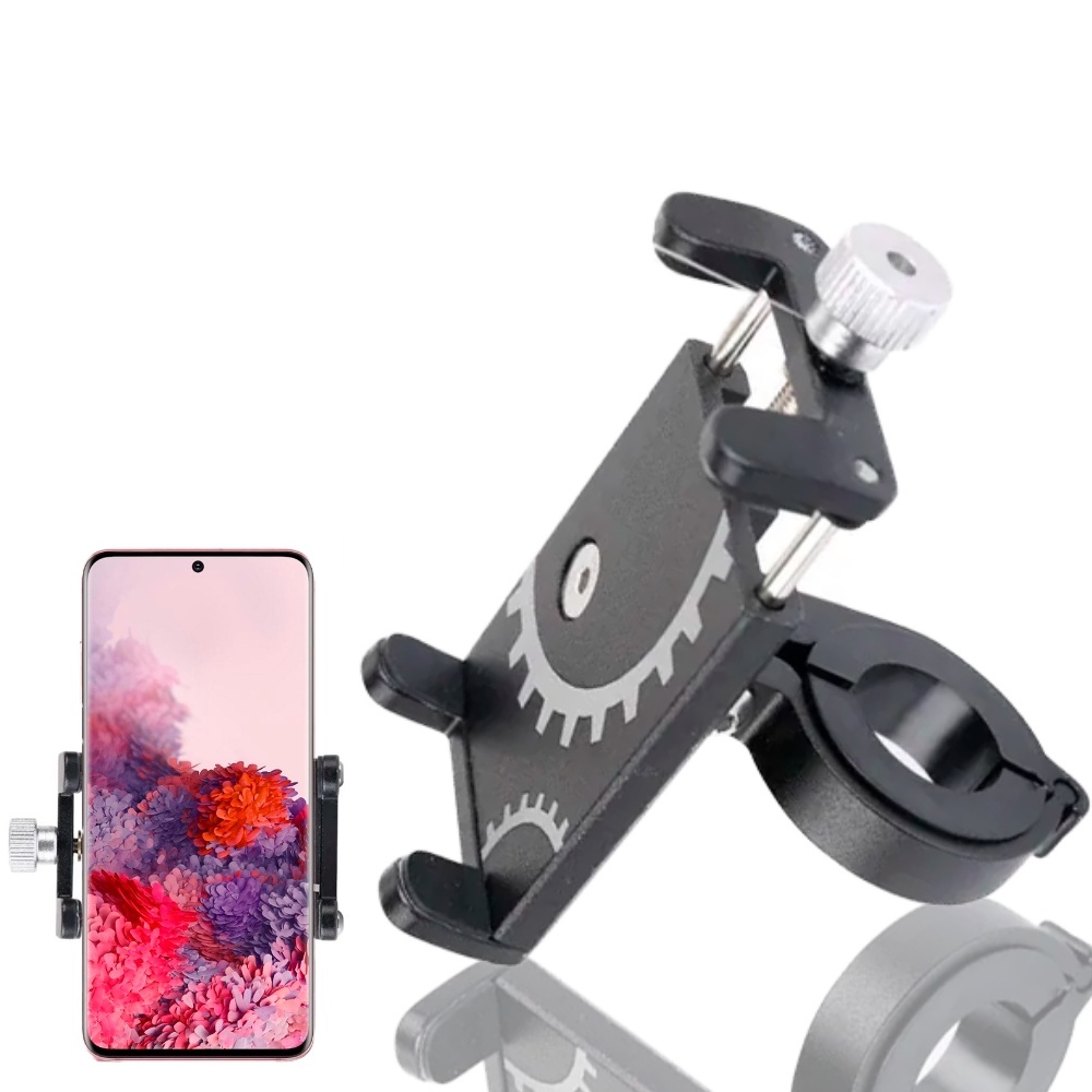 Suporte Para Celular GPS Bike Bicicleta E Moto Em Aluminio