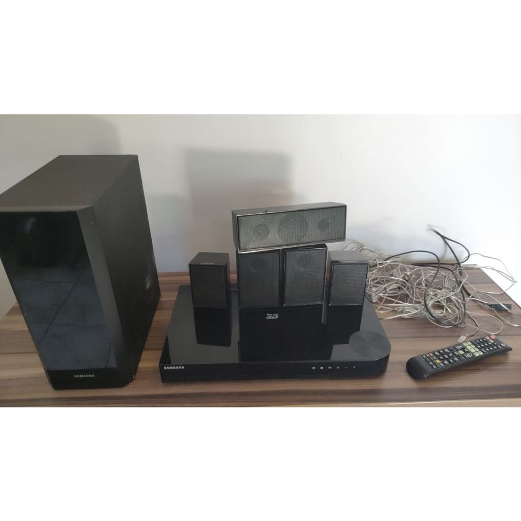 Home Theater Samsung Home Cinema System Htf5505k Bom Estado Shopee