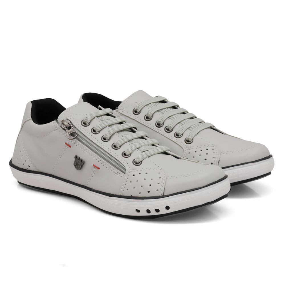 Tênis Casual Esportivo Sapatênis Elástico e zíper sapato super