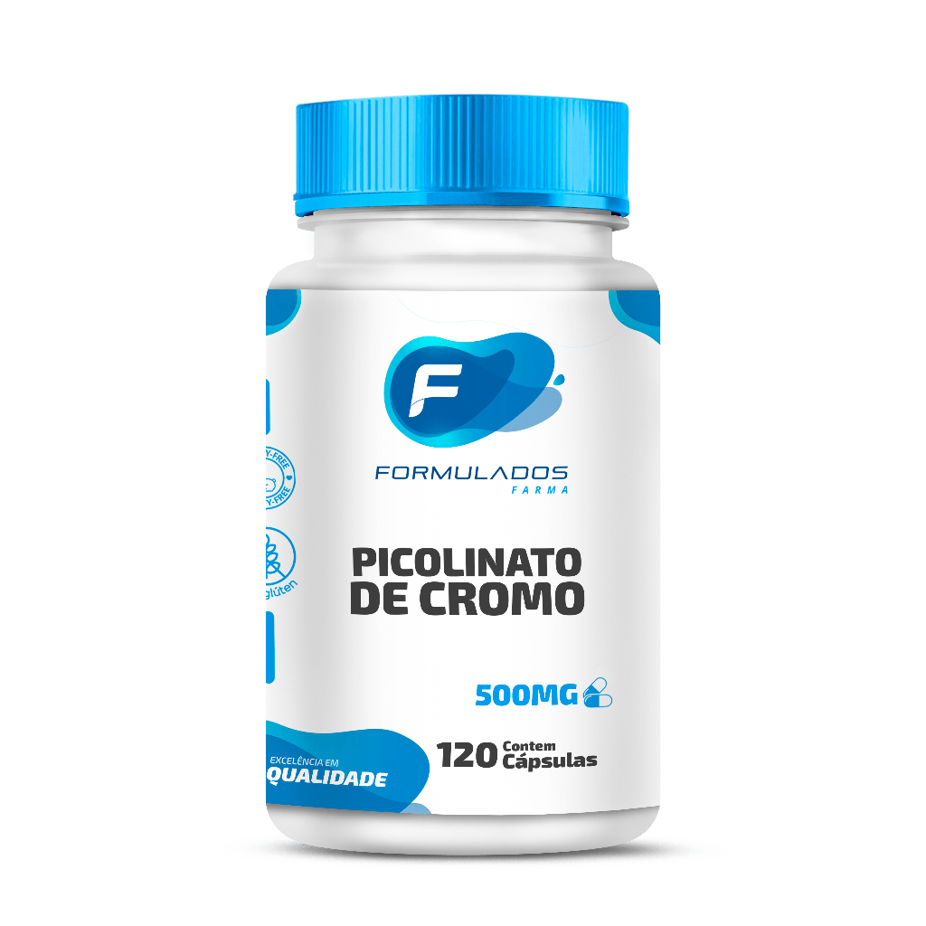 Picolinato de Cromo 120 Cápsulas 500mg