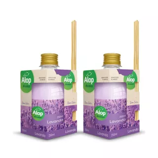 2 Difusor De Ambiente 250ml Alop Lavanda
