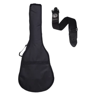 Capa violão clássico e folk luxo acolchoada com correia 5cm.