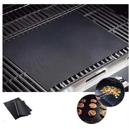 Tapete De Churrasqueira 40x33 Lavável E Reutilizável SEM Furo Produzida Em Teflon De Alta Durabilidade E Resistência Lavável E Reutilizável