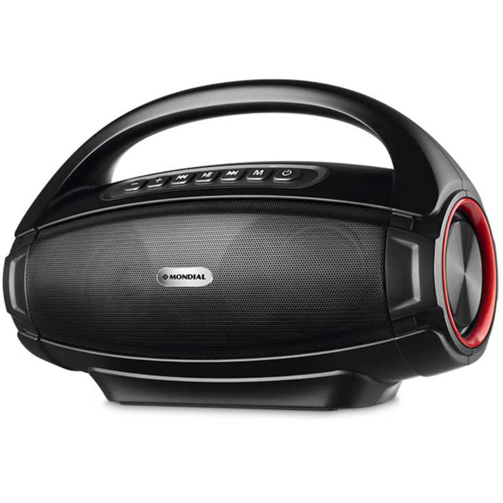 Alto Falante Mondial Monster Sound II SK-07 Portátil Com Bluetooth Preto Bivolt 110V/220V