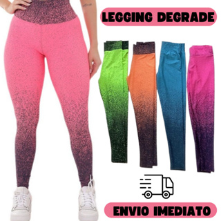 Calça Legging Fitness Para Academia Brilho GLOSS